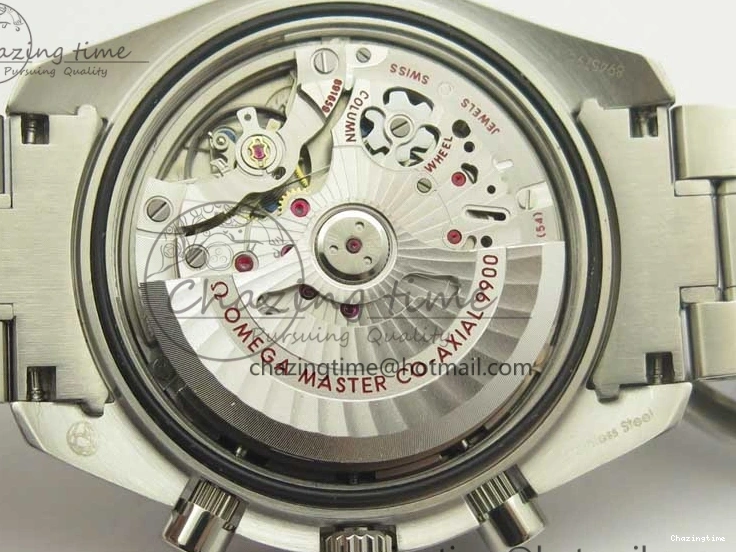 1219 WellDesigned Speedmaster Moonwatch OMF 1:1 Best Edition Black Dial SS Hand on SS Bracelet A 8043